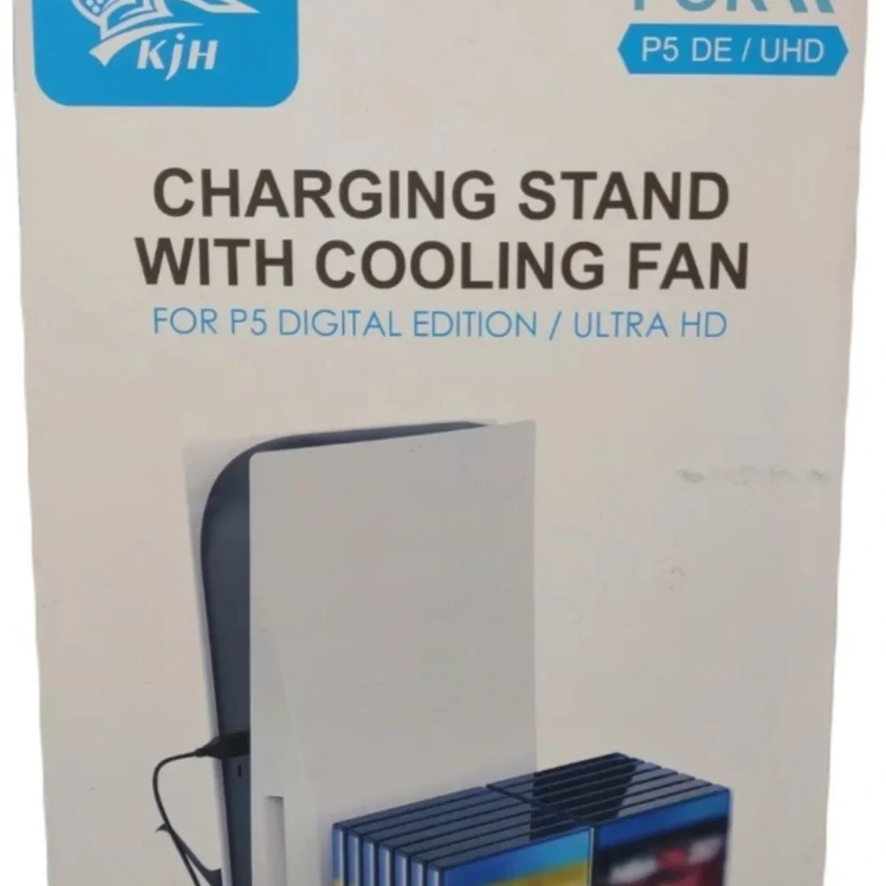 PS5 charging stand with cooling fan -New in box